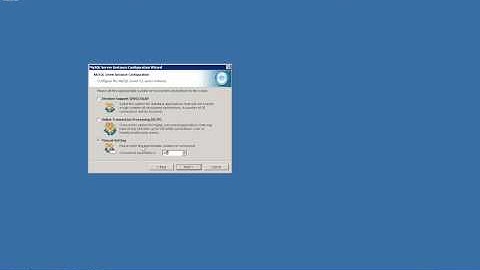 Installing MYSQL on Windows 2008 r2 server