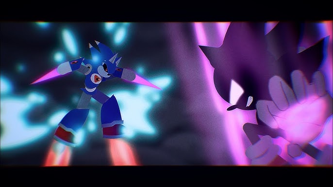 Dark Sonic vs Lord X {Stick Nodes} 