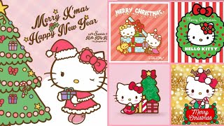 Cute Hello Kitty Christmas Wallpapers | Backgrounds | Kitty MJ