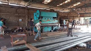 steel light pole manufacturing process street pole production