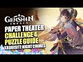 Paper Theater Challenge 3 Puzzle Guide | Adeptus Ex Scene I, II, III Solution | Genshin Impact 3.4