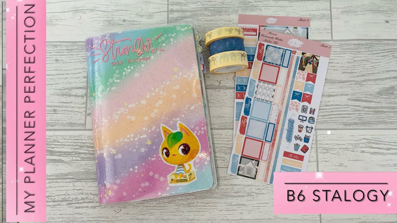B6 Stalogy Plan With Me | My Planner Perfection - YouTube