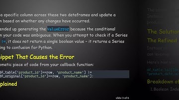 Solving ValueError: The truth value of a Series is ambiguous in Python