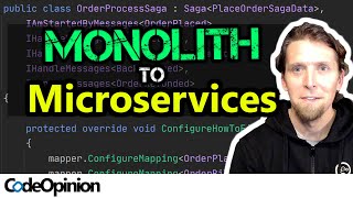 Splitting up a Monolith to (micro)Services