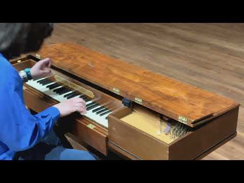 Square piano after Zumpe 1766 (John Watson replica, 1993) Johann Christian Bach - Sonata Op. 5 No. 6