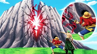 Zoro Shows Luffy How To Use Conquerors Haki On The Pirate Kings Sword - One Piece
