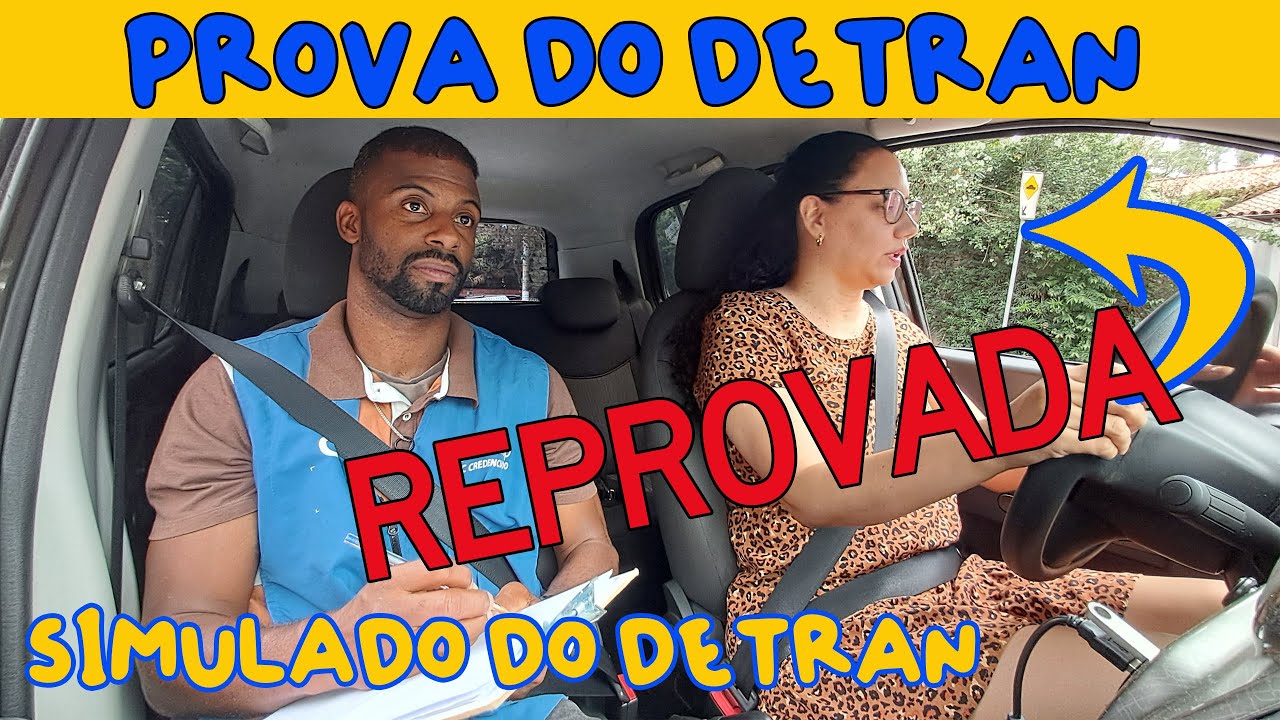 ⚠️POR QUE ELA FOI REPROVADA? SIMULANDO A PROVA DE DIREÇÃO! 🚘