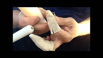 210 - Blue Glass Arrowhead Front View of Part 2