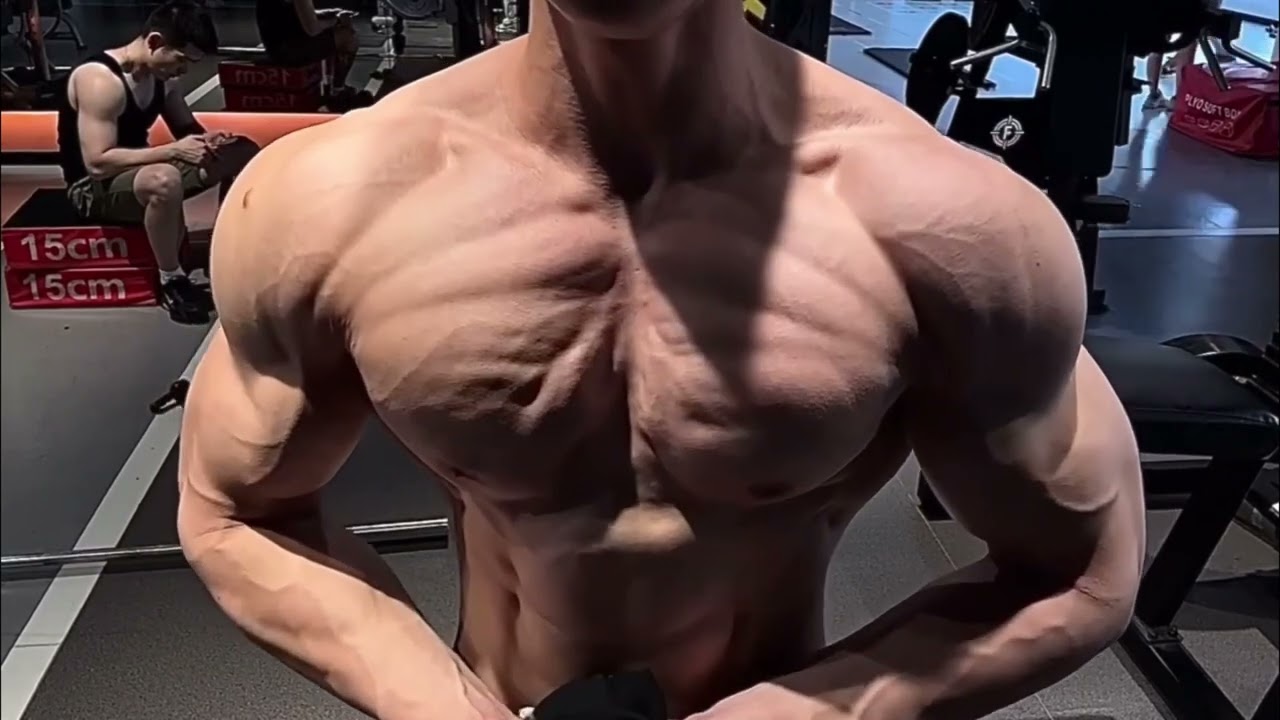 Chest & Abdominal Muscles ☠️ | Posing Routine + Muscle Pump | Gym Motivation