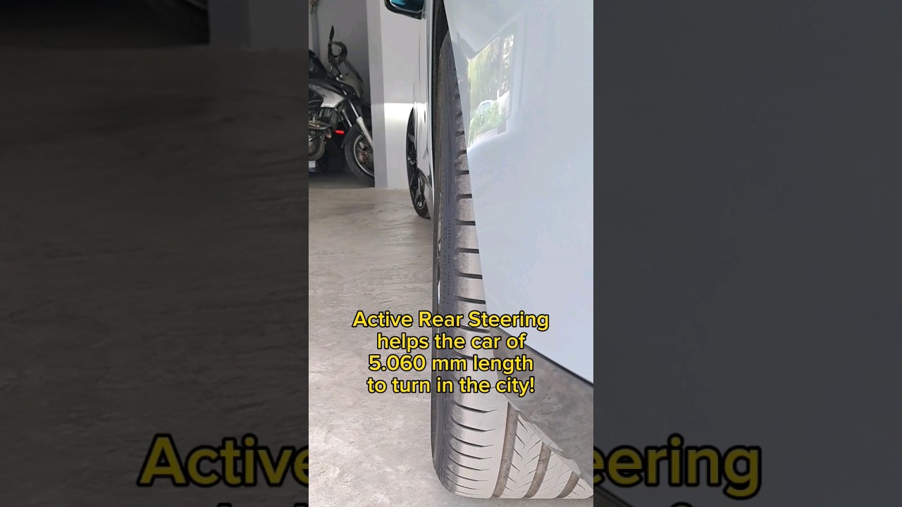 BMW i5 Active Rear Steering! Which was the first car with this technology? 🤔