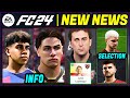 Ea fc 24 news  new confirmed updates real faces  career mode features 