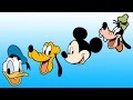 Disney and friends cartoons - Donald, Mickey, Pluto and Goofy