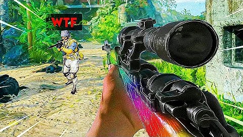 Acting like a BOT then Popping off with a SNIPER... Accused of HACKING (hilarious reactions)