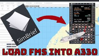How to Load SimBrief Flight Plan into A330 MCDU in X-Plane 