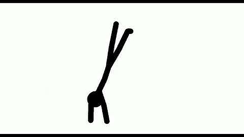 Stick Figure Front Flip animation