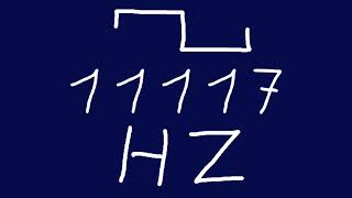 11117 hz square