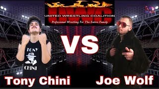 Uwc Tony Chini Vs Joe Wolf November 10Th