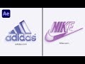 Make modern logo animation in after effects  after effects tutorial  no plugins required