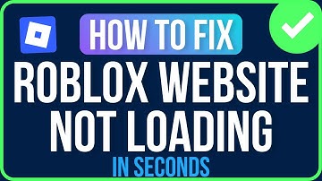 ROBLOX WEBSITE NOT LOADING [FIXED] | Roblox Website Not Loading Properly Problem