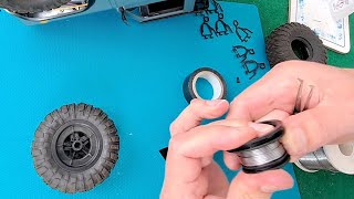 Adding weight to the Land Rover MN99SA wheels