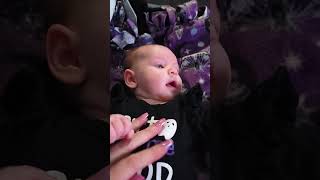 filmed for a friend. surprise! 🤣 #newborntrenches #newmom #splashzone #vom