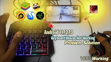 Android 11,12,13 Keyboard Mouse Not Working Free Fire / Play FF Max Keyboard mouse on mobile