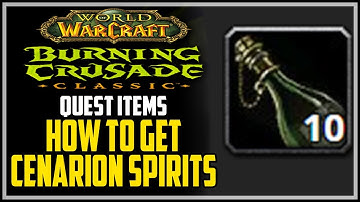 Cenarion Spirits WOW TBC Classic