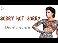 Demi Lovato Sorry Not Sorry Acoustic Lyrics Lyrical Video mp3