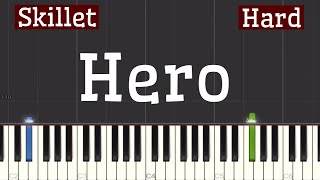 Skillet - Hero Piano Tutorial | Hard screenshot 5