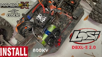 dBXL-E 2.0"SystemUPGRADE"How EASY it is-CASTLE 800KV/XLX2-Uninstall/Install/Wire/ThrottleCalibration