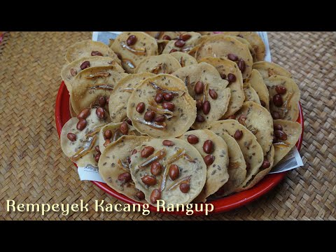 바삭한 땅콩 렘페옙(Rempeyek Kacang) 만들기
