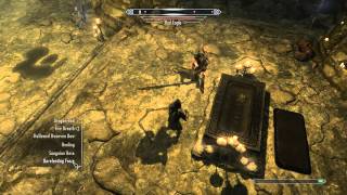 SKYRIM How To Kill Red Eagle Boss Quest Commentary + Tutorial