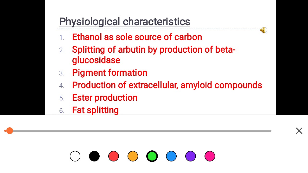 Physiological characteristics of yeast YouTube