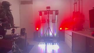 Lichtshow Up down left right - Redhot Villain