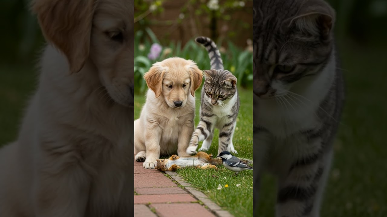 When the Squirrel Fell, New Friends Came to Save the Day 