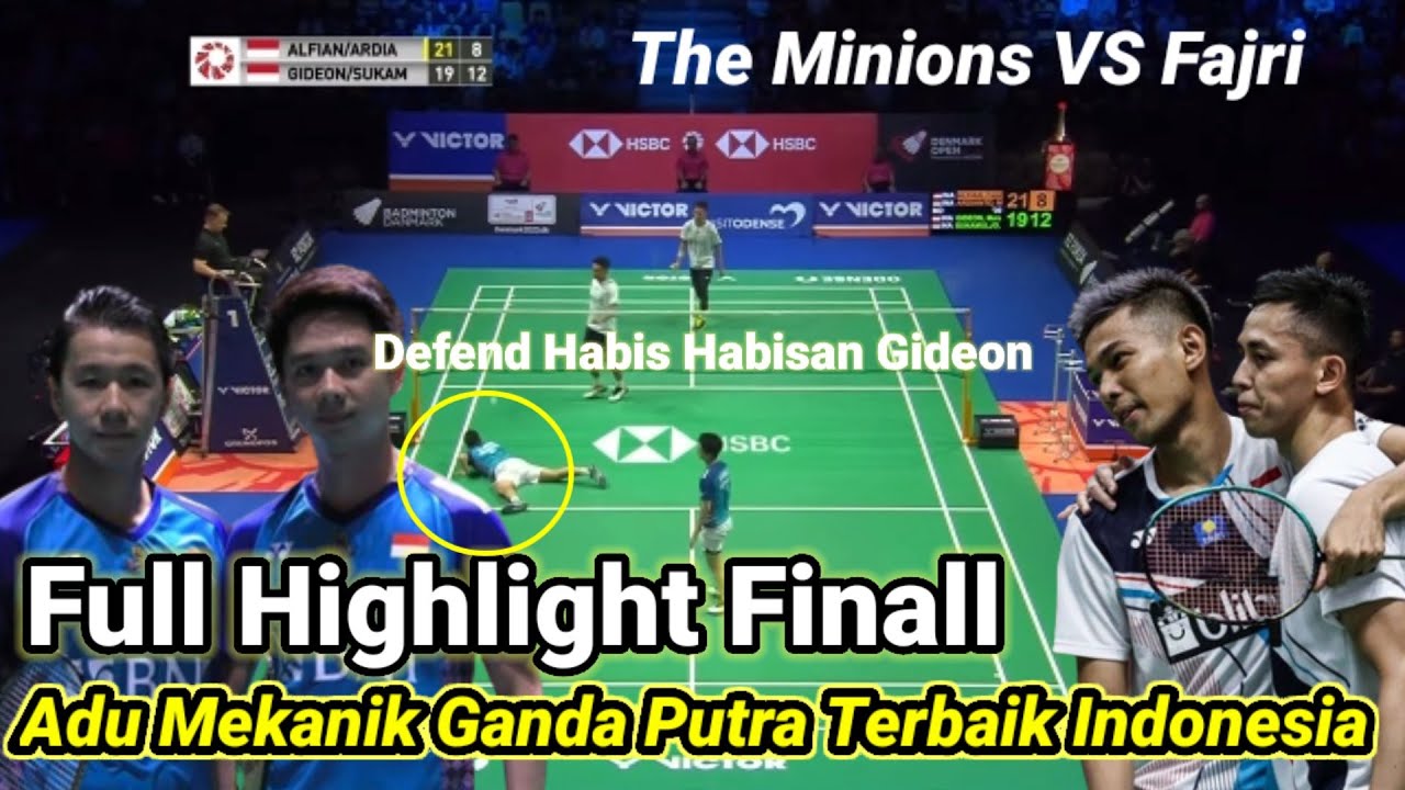 √Full Highlight Marcus kevin vs Fajar Rian Denmark open 2022 Terbaru ...