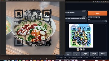 QR Code Makeup with AI, Stable Diffusion and ControlNet extension. (Brightness Method) #ai #qrcode