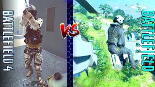 Battlefield 4 VS Battlefield 2042 BETA comparison | But BUGS & GLITCHES only