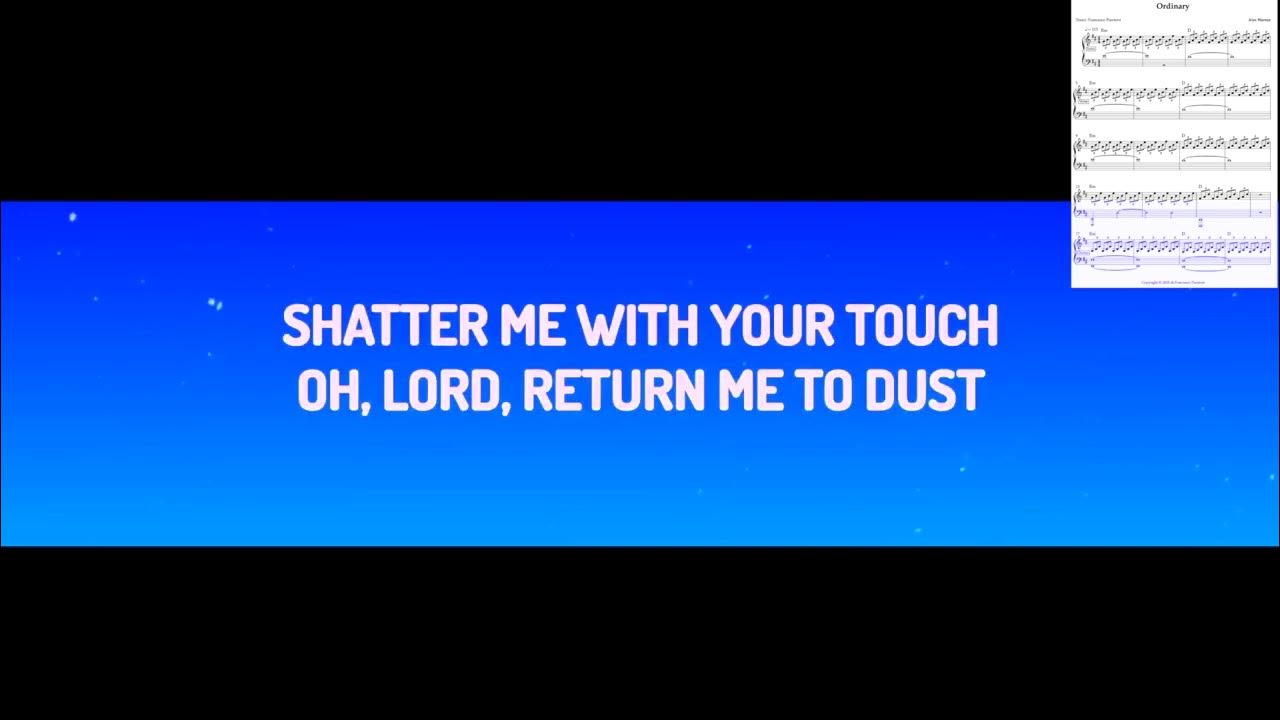 Ordinary - Alex Warren wedding version piano karaoke Ordinary - Alex Warren wedding version piano karaoke