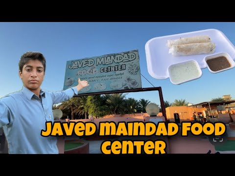 Visiting Javed Maindad food Center || Eating chicken chatni Rolls ...