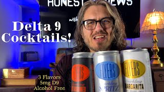 Flyers Cocktails Taste Test! 3 Flavors, 5mg Delta 9 THC Review with Effects!
