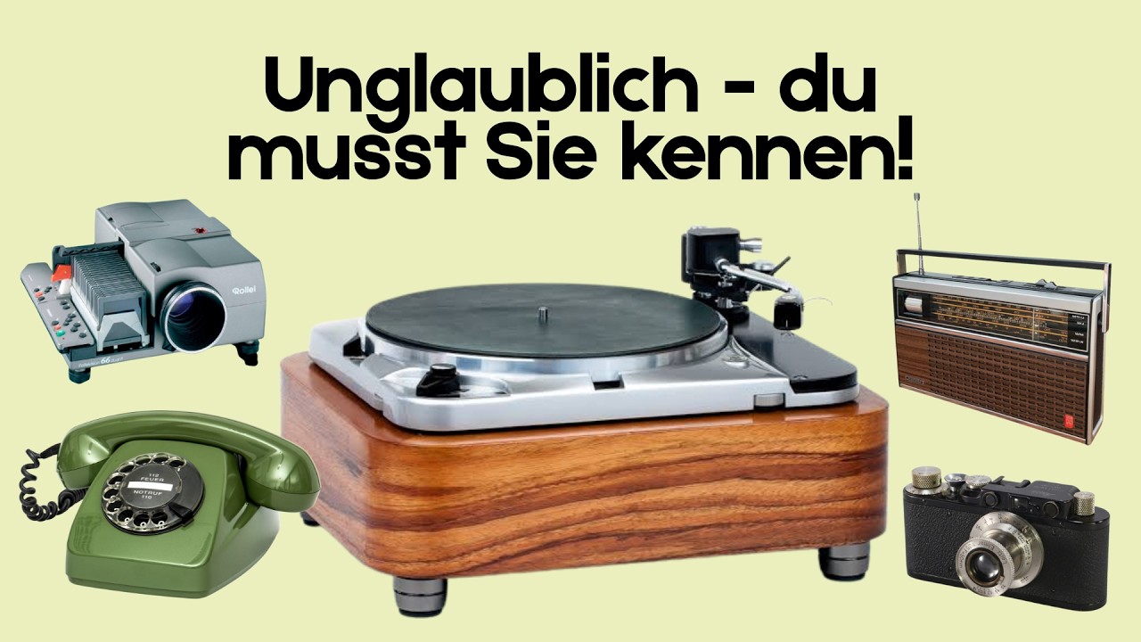 12 Geräte für die EWIGKEIT – DEUTSCHE Technik-Legenden