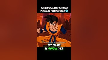 Special Dialogue Between Videl And Future Gohan Lol 🤯 #crashout #gohan #sparkingzero #dragonballz