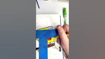 One Drawing 4 Different Styles!!! | 😁😜🧽 #spongebob #shorts #colorpencil