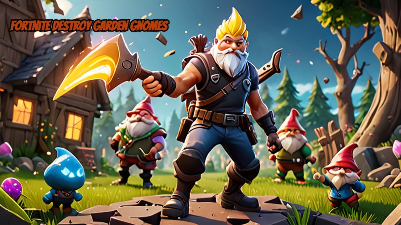fortnite destroy garden gnomes