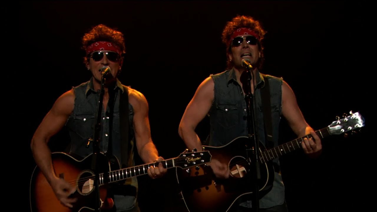 Fallon Springsteen Poke Fun At Christie In Born To Run Parody Youtube