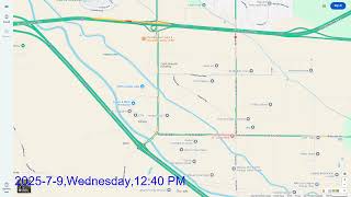 W Schulte Rd Tracy CA Google Traffic Record 25 Tuesday to 25 Thursday