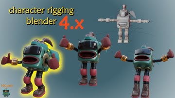 Character rigging blender 4.x Easy Steps - 01