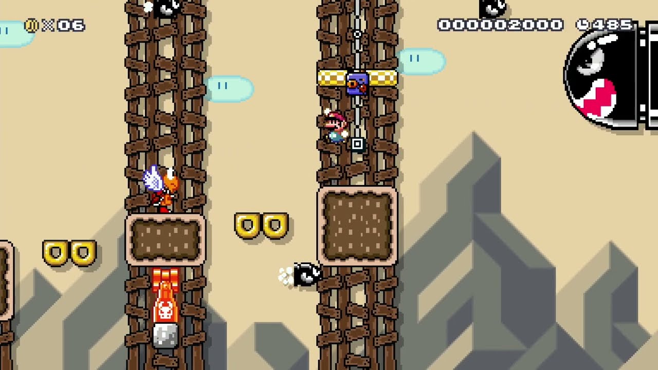6-1】 Mine by Otokon 🍄Super Mario Maker 2 ✹Switch✹ No
