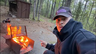 (LIVE HANGOUT!) SOLO CAMPING IN ANCIENT FOREST - POSSIBLE BIGFOOT PLAYGROUND